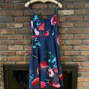 Banana Republic Spaghetti Strap Floral Dress